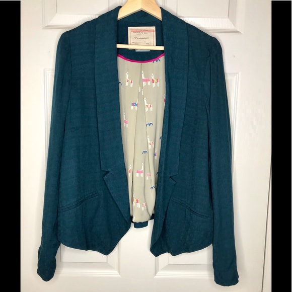 🚫SOLD {ANTHRO Cartonnier} Blazer - Picture 2 of 5